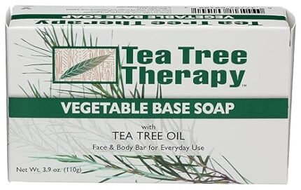 tea tree therapy soap with tea tree oil image