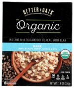 better oats organic instant multigrain cereal pouches image