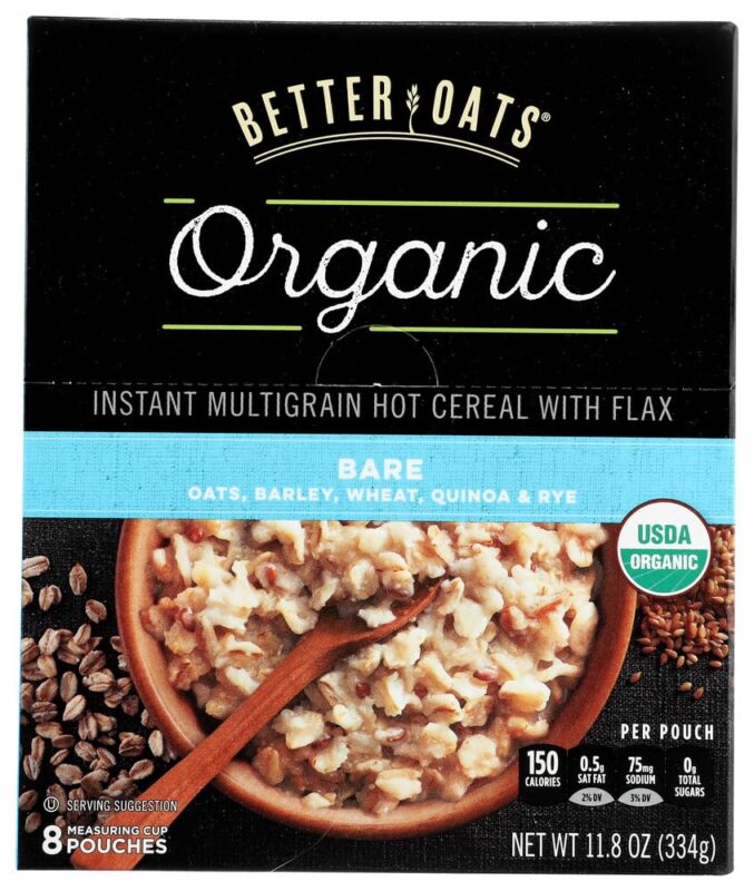 better oats organic instant multigrain cereal pouches image
