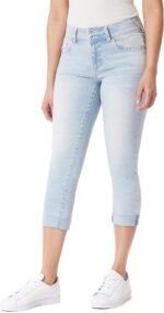 wallflower womens ultra crop mid rise jeans rosalia image