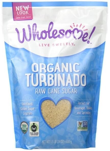 wholesome sweeteners organic turbinado sugar pack image