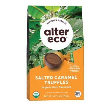 alter eco salted caramel truffles pack image