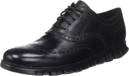 cole haan men's zerogrand wingtip oxford black 10.5w image