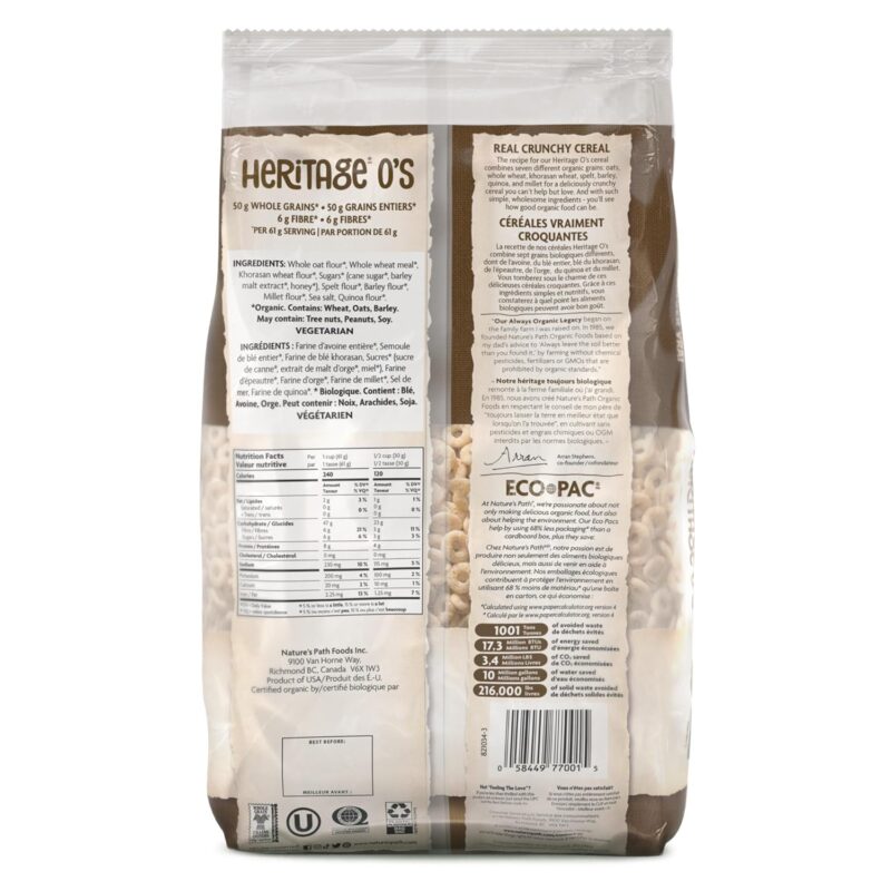heritage organic eco cereal pack image