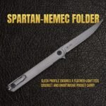 spartan nemec folder titanium gray blades image