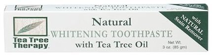 tea tree therapy natural whitening toothpaste pack image