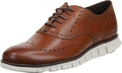 zerogrand wingtip oxford british tan closed holes image
