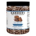 sanders sea salt caramel thins milk chocolate image
