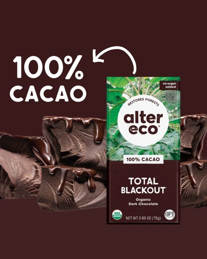 alter eco dark chocolate bar pack image