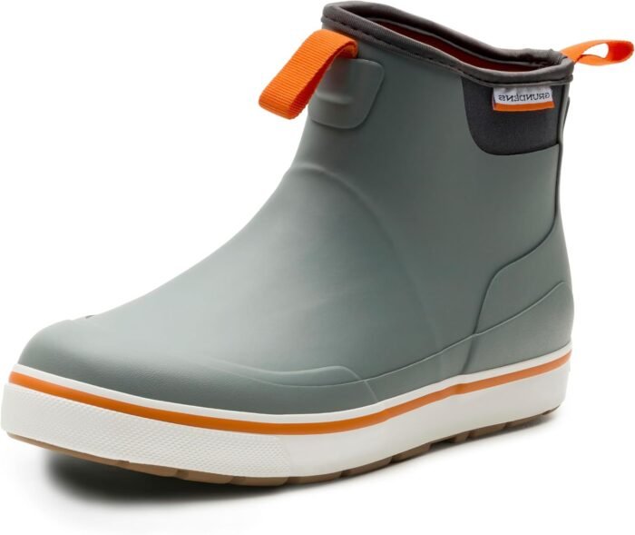 grundens mens deck boss ankle monument grey boot image