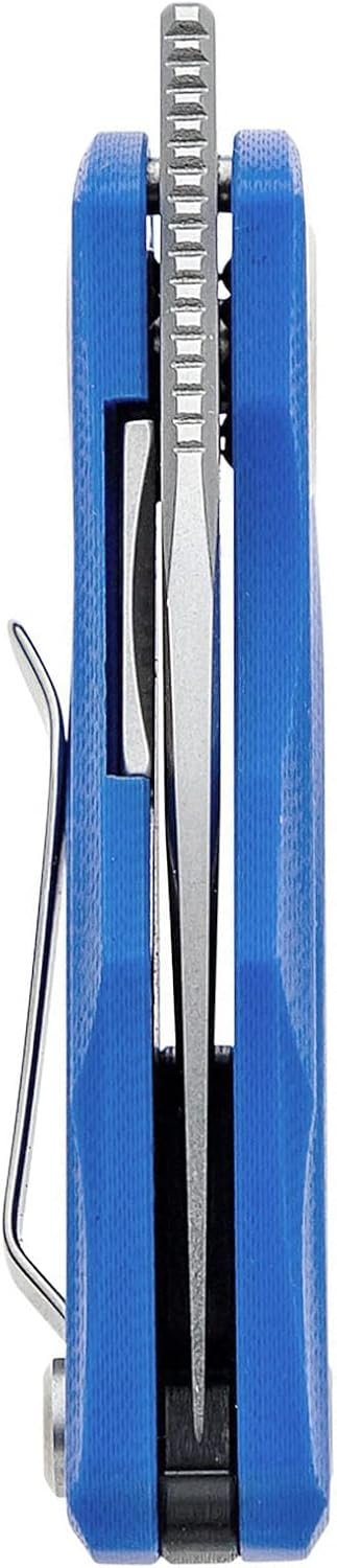bestech mini folding knife 1.53 14c28n steel blue image