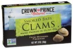 crown prince smoked baby clams in olive oil image