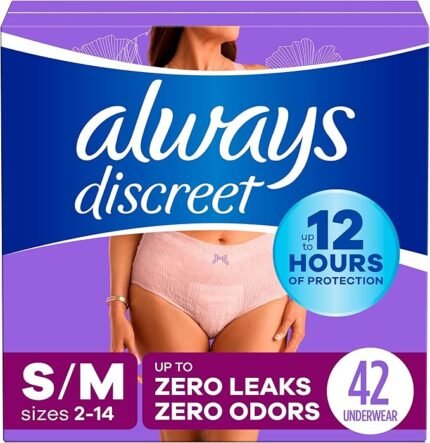 always discreet incontinece underwear image