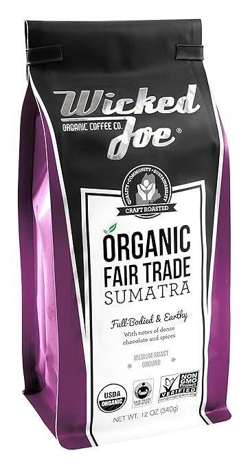 wicked joe coffee sumatra ground pack image
