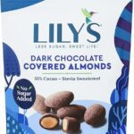 lilys sweets dark chocolate covered almonds pack image