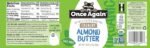 once again organic crunchy almond butter image