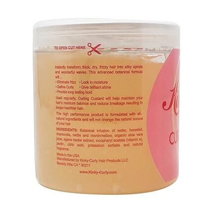 kinky curly curl custard gel image