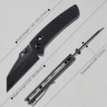kansept main street edc folding knife size details image