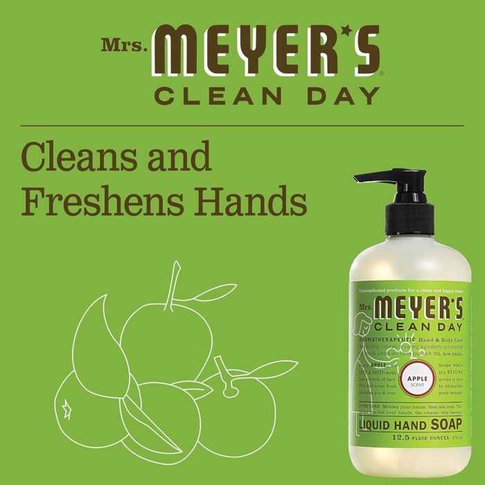 mrs meyers apple scent hand soap image
