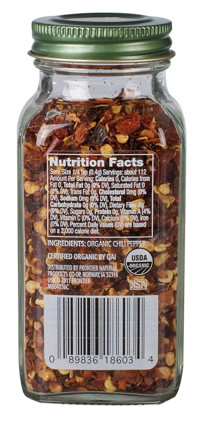 simply organic crushed red pepper bottle image