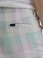 lee womens chino bermuda shorts muted rainbow plaid image