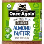 once again organic crunchy almond butter image