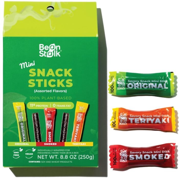bean stalk vegan snack sticks pack image