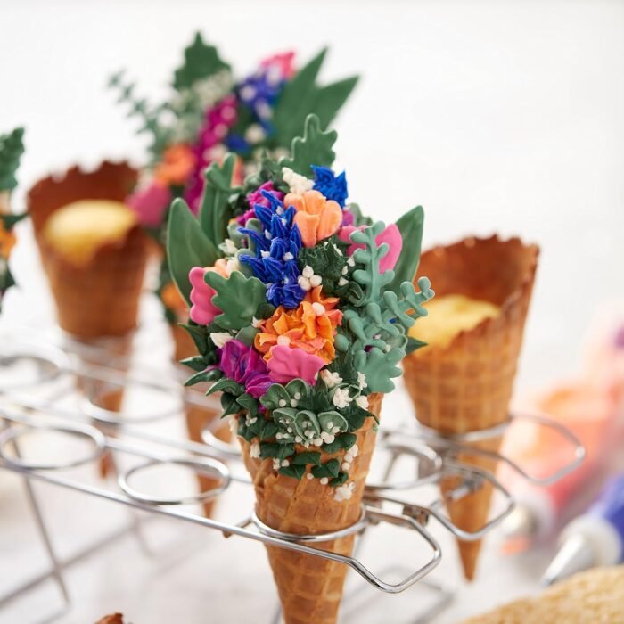wilton 12 cupcacke cone baking rack image