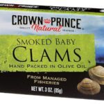 crown prince smoked baby clams in olive oil image