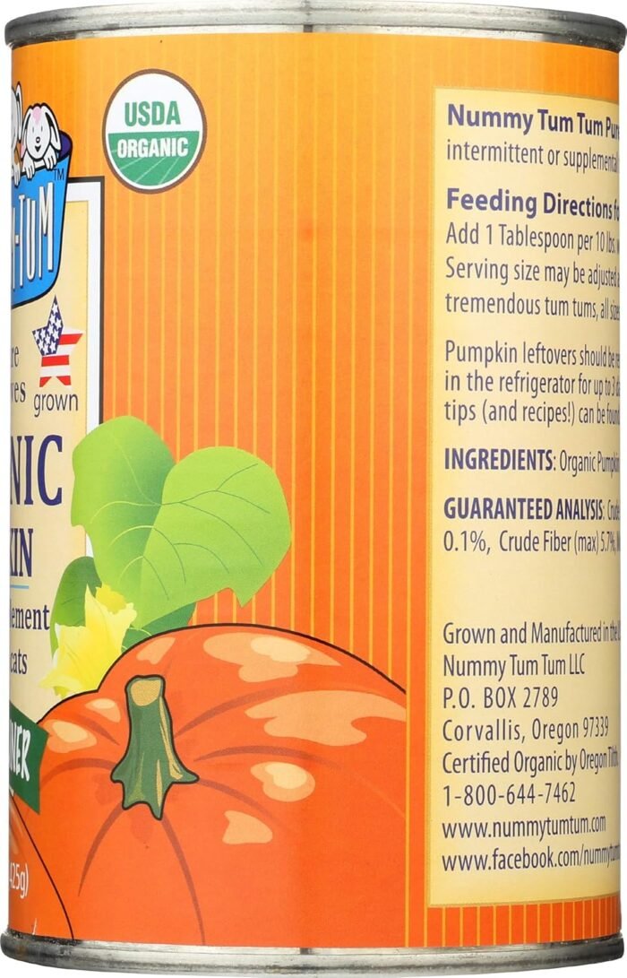 organic pumpkin puree for dogs image