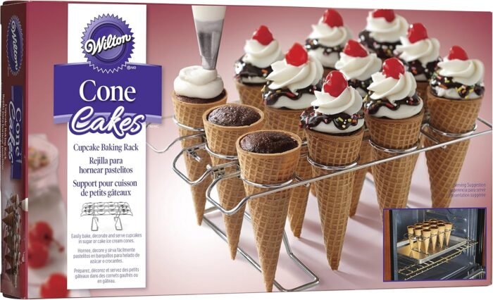 wilton 12 cupcacke cone baking rack image