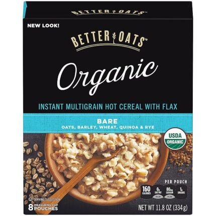 better oats organic multigrain hot cereal with flax pack image