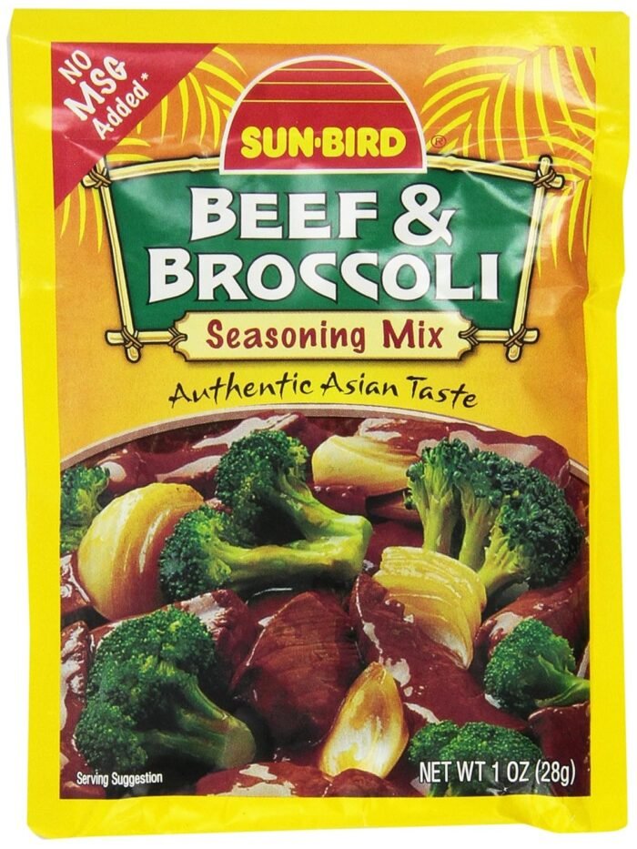sun bird beef & broccoli seasoning mix pack image