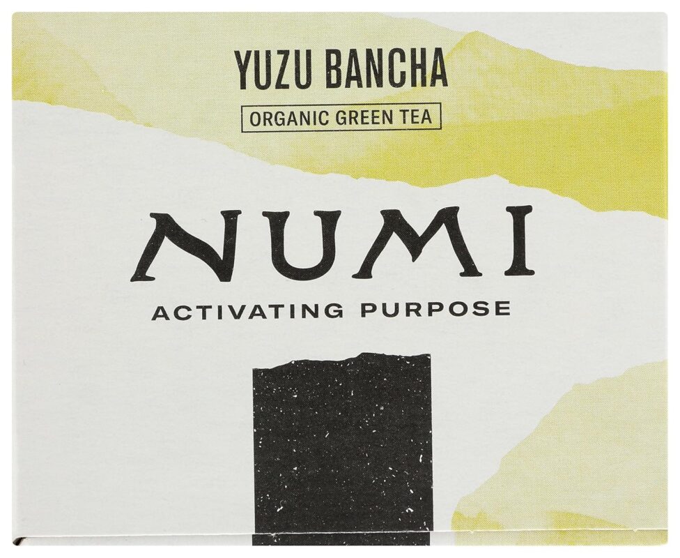 numi organic yuzu citrus green tea bags image