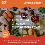 crunchy pumpkin dog treats all natural pack image
