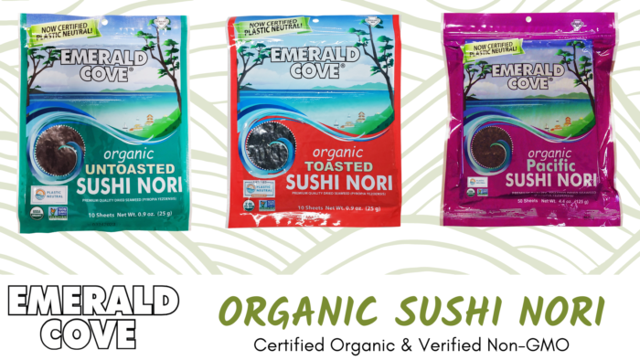 emerald cove organic roasted nori sheets image