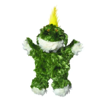 kong frog dog toy xs green image