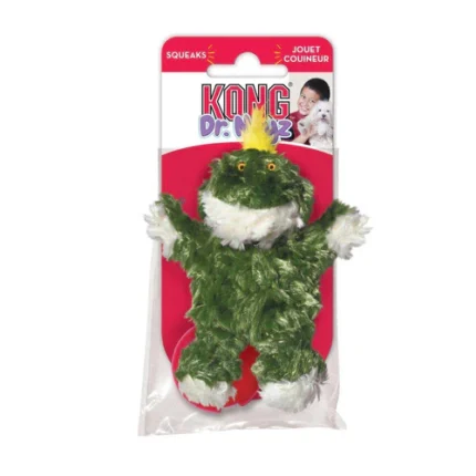 kong frog dog toy xs green image