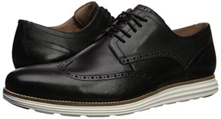 cole haan mens original grand shortwing oxfords black 10.5m image