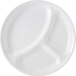 corelle livingware divided plate winter frost white image