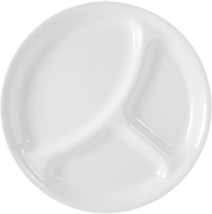 corelle livingware divided plate winter frost white image