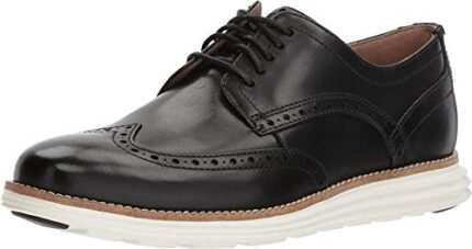 cole haan mens original grand shortwing oxfords black 10.5m image