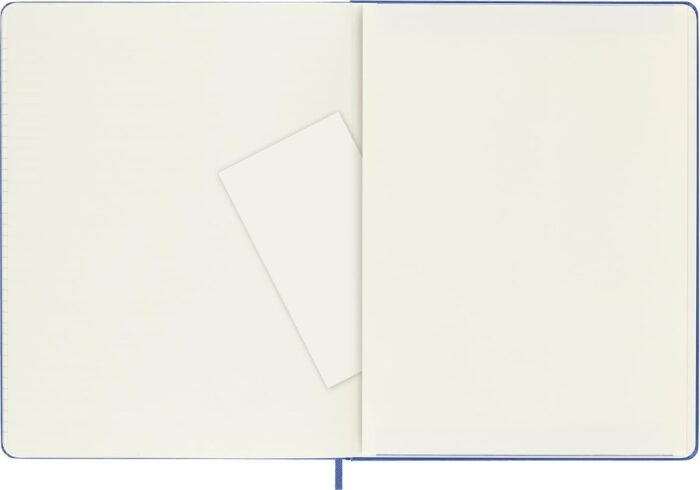 moleskine classic xl lined notebook hydrangea blue notebook image