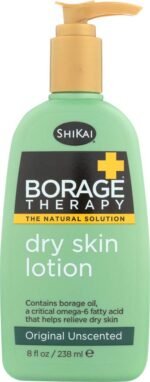 Shikai Borage Therapy Dry Skin Lotion, Unscented, 8 Oz