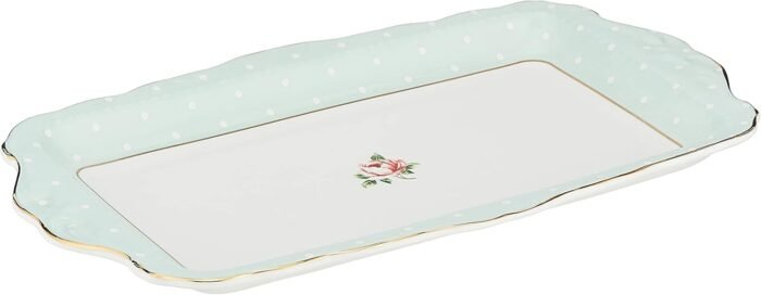 royal albert polka rose bone china sandwich try image