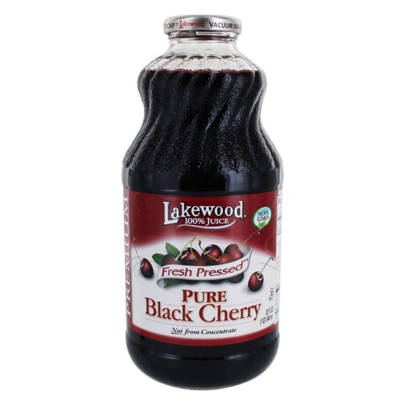 lakewood 100% pure black cherry juice bottle image