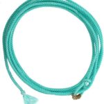 mustang little looper rope medium lay nylon turquoise image