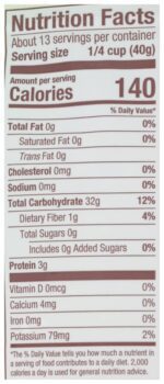 bob's red mill organic creamy buckwheat cereal nutrition facts