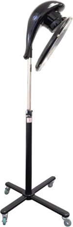 salonpro orbiting infrared hair dryer & processor black image