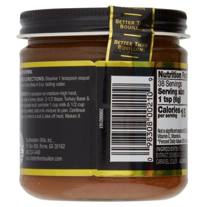 better than bouillon premium turkey base 8 oz image